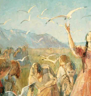 Minerva Teichert's Betty and the Seagulls - LDS paintings